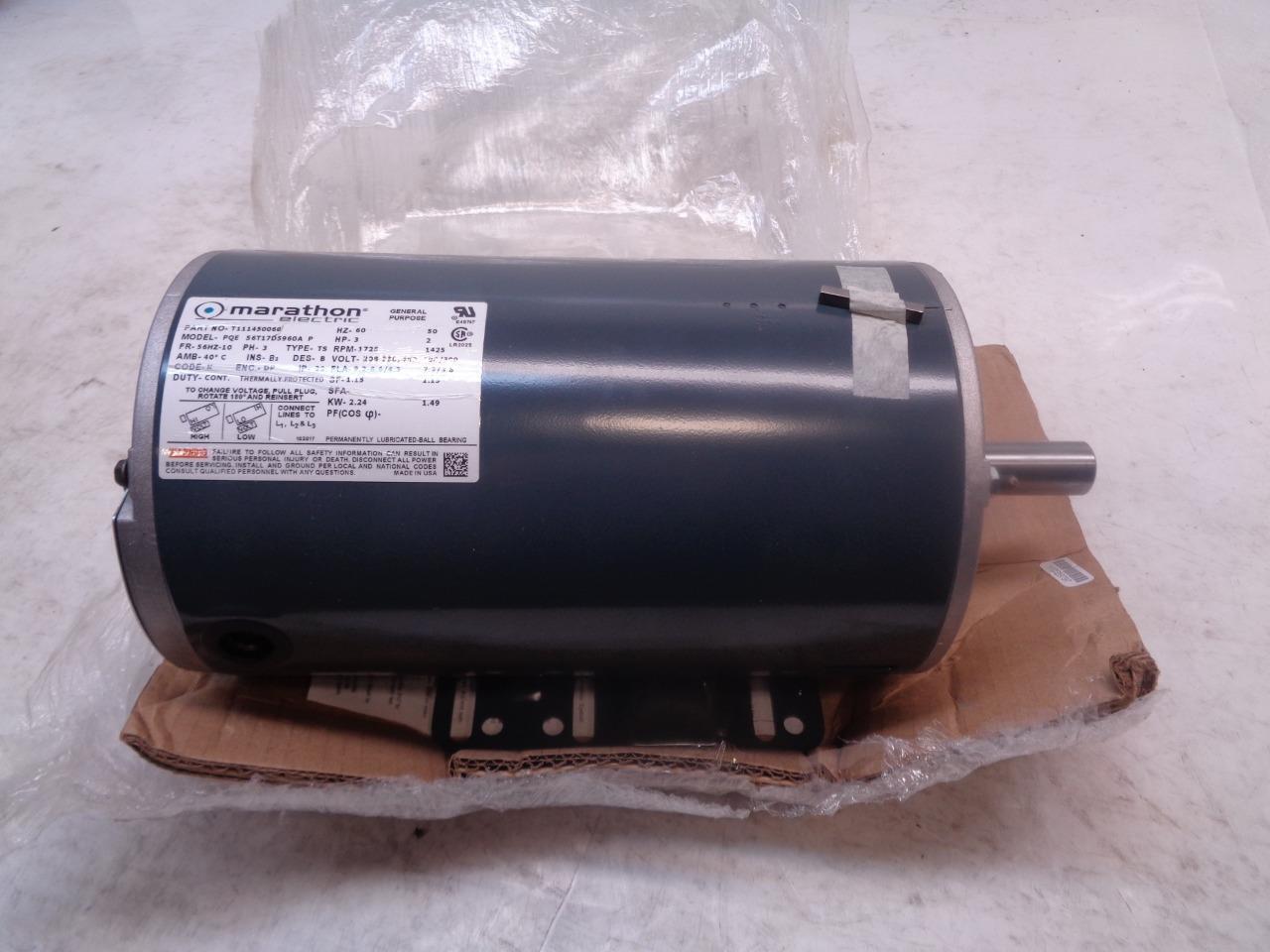MARATHON ELECTRIC 56T17D5960A CONDENSER FAN MOTOR T111450060 NEW H1