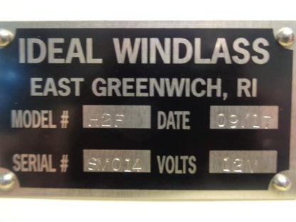 IDEAL WINDGLASS ANCHOR WINCH H2F 12 VOLTS SM014 BLD 2