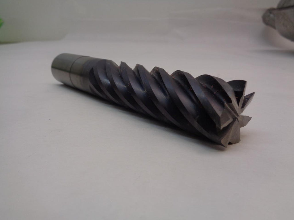 ACCUPRO 42527440 1-1/4x1-1/4x5x7-1/2 7 FLUTE 38° SQUARE CARBIDE END MILL R22T8