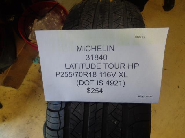 MICHELIN LATITUDE TOUR HP P 255 70 18 116V XL ALL SEASON TIRE 31840 AQ4