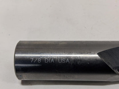 ATRAX 7/8"X 7/8"X1-1/2"X4" 2 FLUTE SOLID CARBIDE SQUARE END MILL 85299568 R22T5