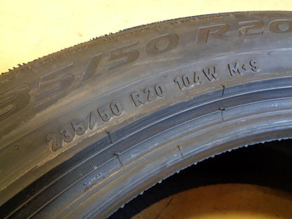 2 PIRELLI SCORPION ZERO AS (J)(LR) JAGUAR LAND ROVER PNCS 235 50 20 104W 3642200