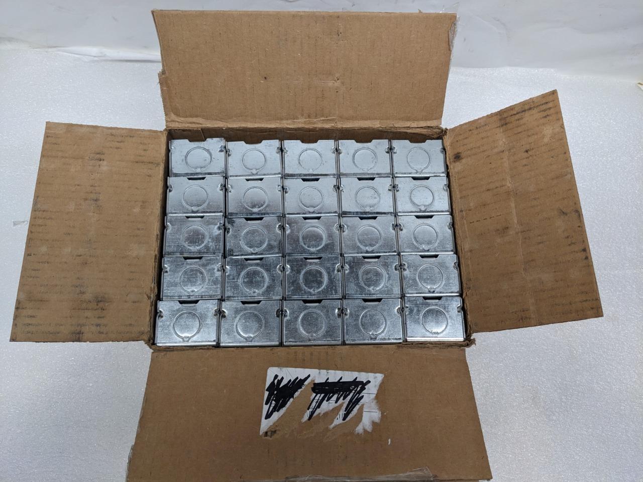 Hubbell-Raco 30309 650 Handy Box 1-1/2 IN. DEEP 1/2 IN. KO'S 4IN. X 2I. 50pc R10