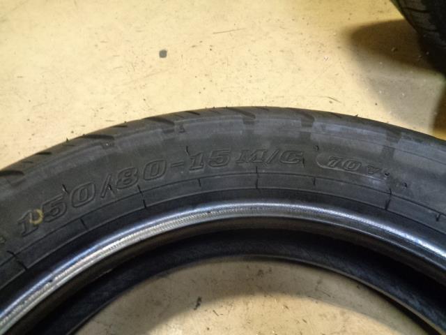 1 DUNLOP K555 150 80 15 70V REAR TIRE 45941284 BQ1