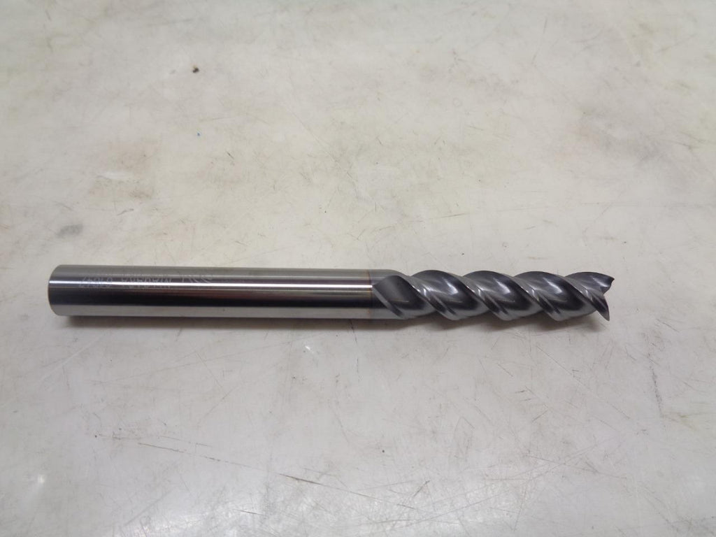 NEW NIAGARA 61647 CARBIDE END MILL ALUM-TICN COATING 3/8"x1-1/2" 3 FLUTE R22T6BA