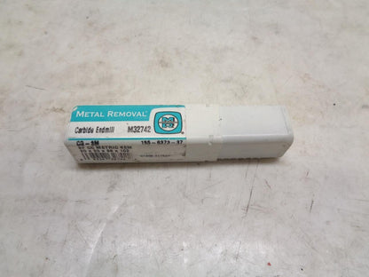 NEW METAL REMOVAL 20mmx38mmx102mm CARBIDE END MILL M32742 311538 3 FLUTE R22T6BF