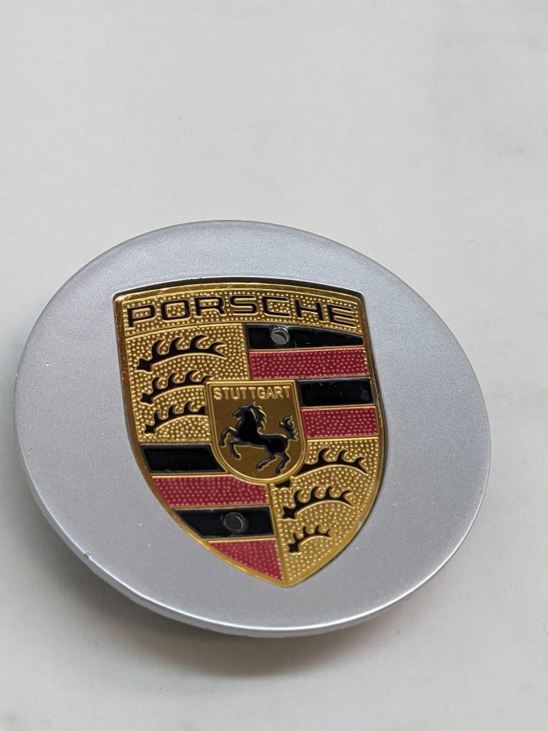 PORSCHE GRAY COLORED CENTER CAP (4) 7L5601149 NEW R21T2