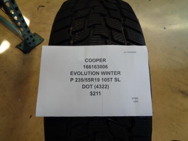 3 COOPER EVOLUTION TOUR P 235 55 19 105T SL TIRES 166163006 BQ4