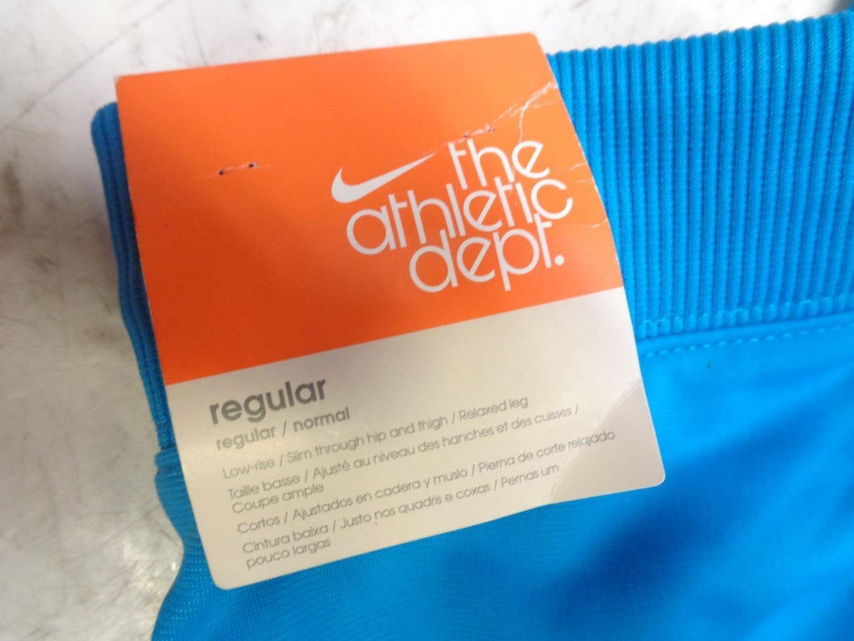 PAIR NEW NIKE WOMEN'S THE ATHLETIC DEPARTMENT 521901 BLUE TRACK PANTS SMALL SR