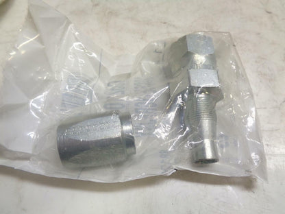 1 PACK OF 5 GATES G35210-1010 1/2" STEEL DUAL SEAT JIC & A1 FLARE COUPLING R10TD