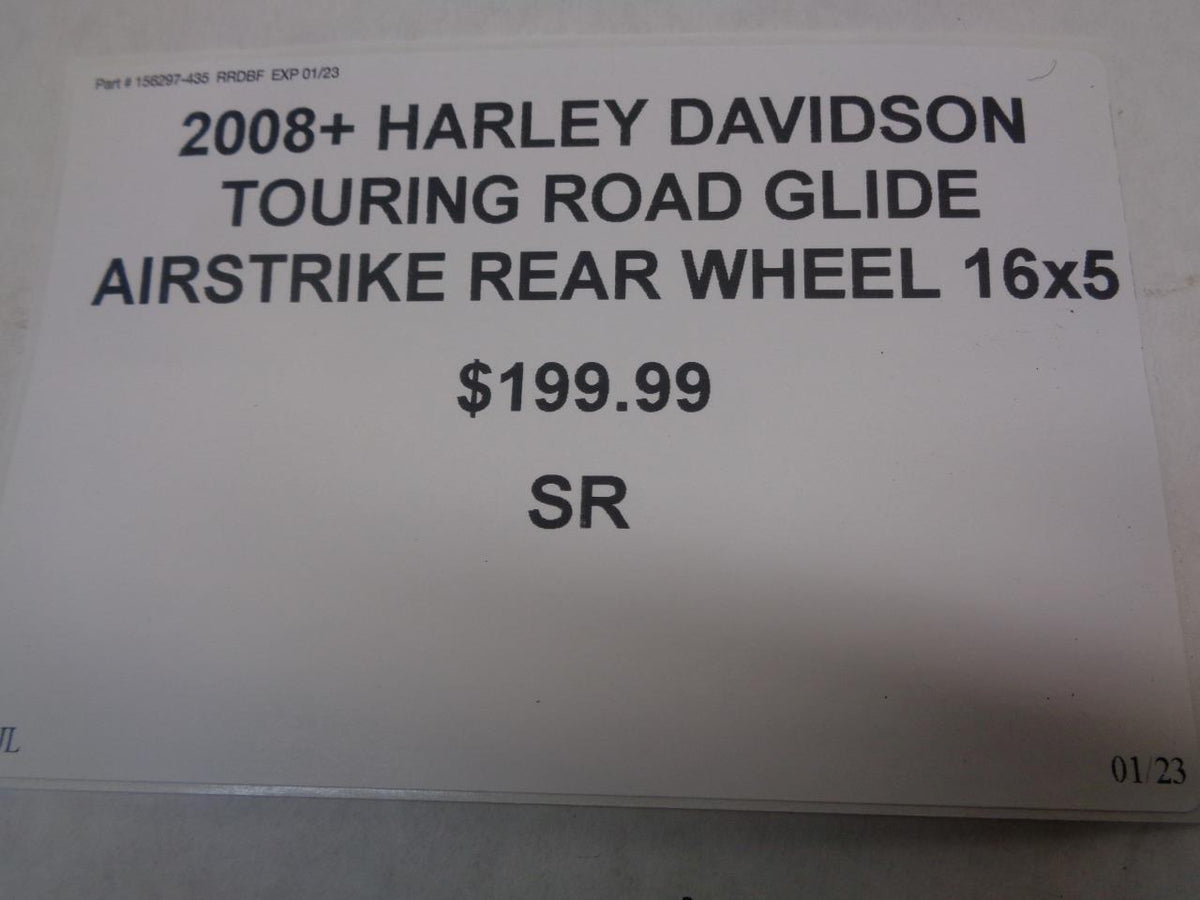 2008+ HARLEY DAVIDSON TOURING ROAD GLIDE AIRSTRIKE REAR WHEEL 16x5 SR
