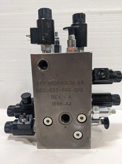 ATP HYDRAULIK AG MANIFOLD W/ VALVES IE98-A2 B511-035-G02QD2 BSRG6