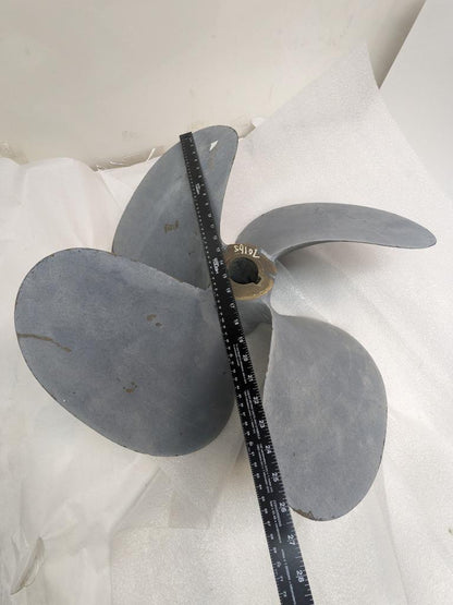 BRASS 28X28X8X16X11 SINGLE 4-WAY BOAT PROPELLER 6768 NEW B2