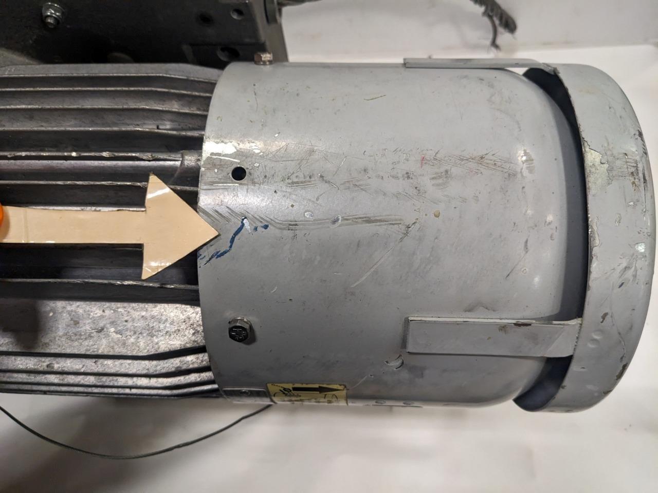 USED TIRAK TM ELECTRIC ROPE HOIST 2017 839KG / 1849LBS TYPE XE 1030 PO BSRG4