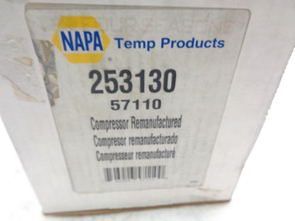 REMANUFACTURED NAPA 253130 AC COMPRESSOR 1986-91 FORD AEROSTAR 3.0L R1