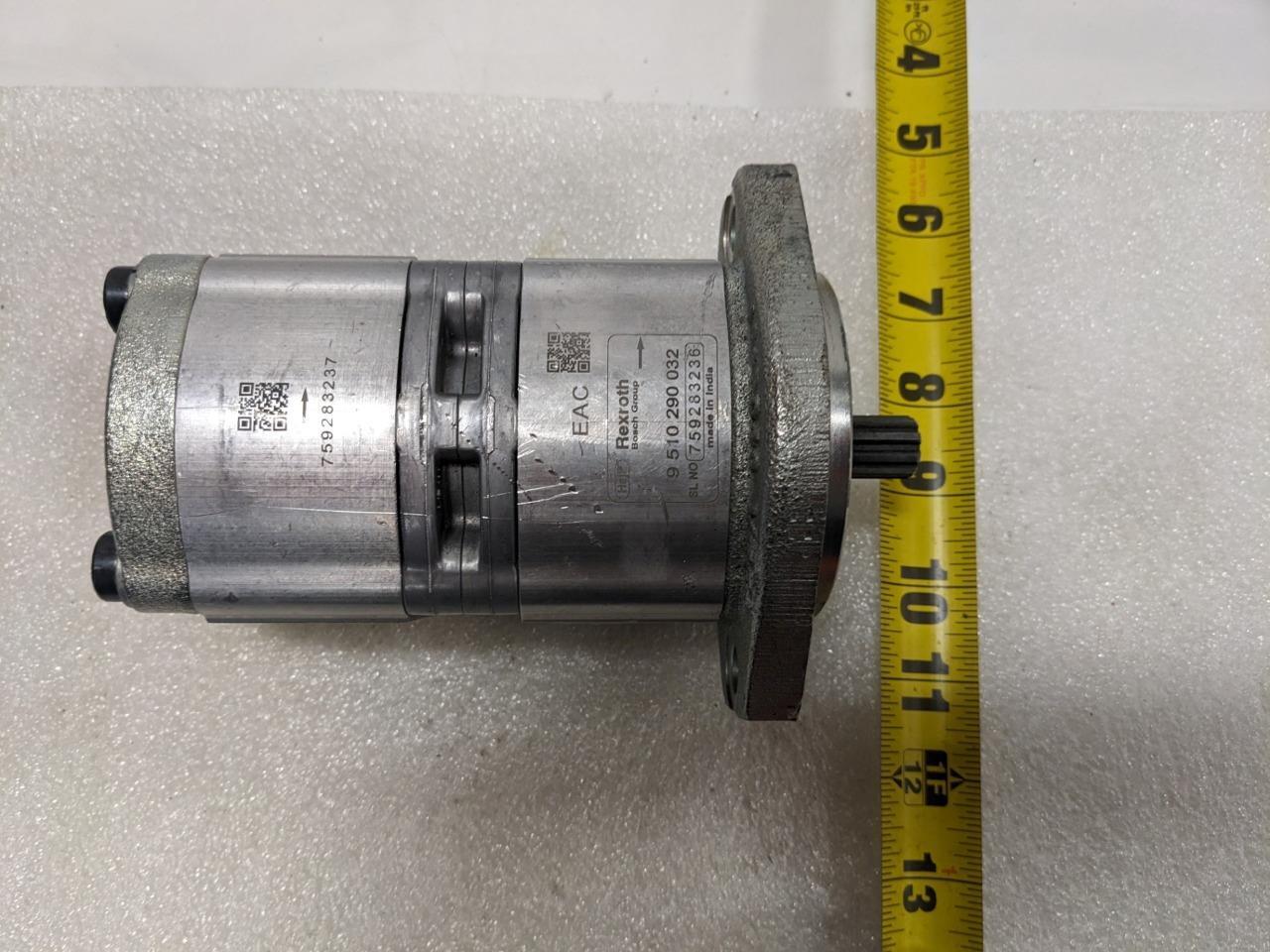 REXROTH TANDEM GEAR PUMP 9510290032/1515500013 BSRG5