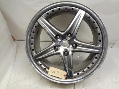 SET OF ROH MODENA 19X8.5 ET 52, 19X10.5 ET40 5X130 SILVER 3 PIECE WHEELS WR