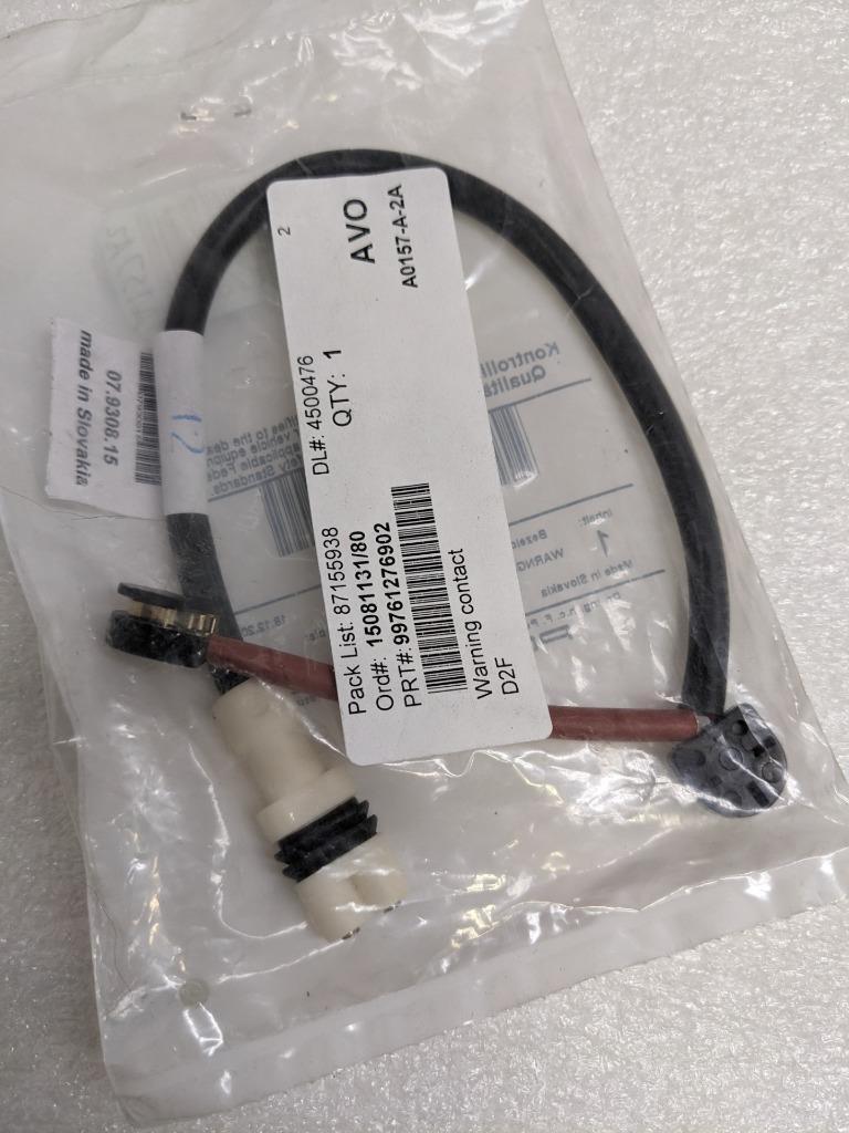 PORSCHE 99761276902 FRONT DISC BRAKE PAD WEAR SENSOR FOR 09-11 911 C NEW PGB2TB