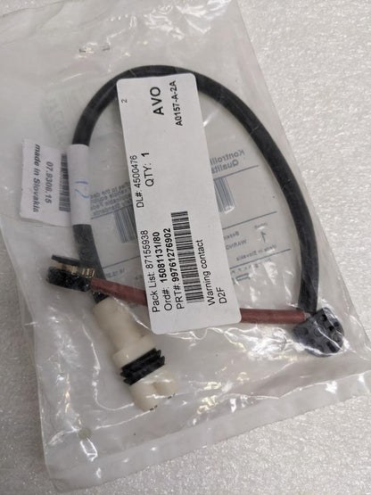 PORSCHE 99761276902 FRONT DISC BRAKE PAD WEAR SENSOR FOR 09-11 911 C NEW PGB2TB