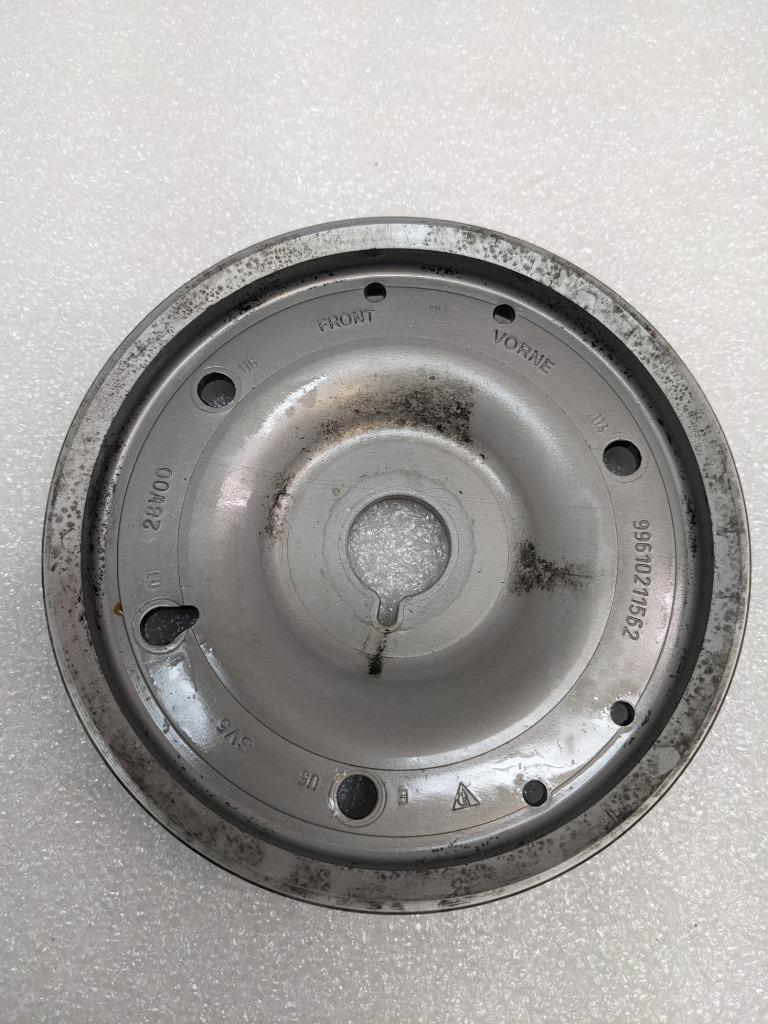 PORSCHE BOXSTER HARMONIC BALANCER CRANKSHAFT PULLEY 99610211562 USED 996GL2T1