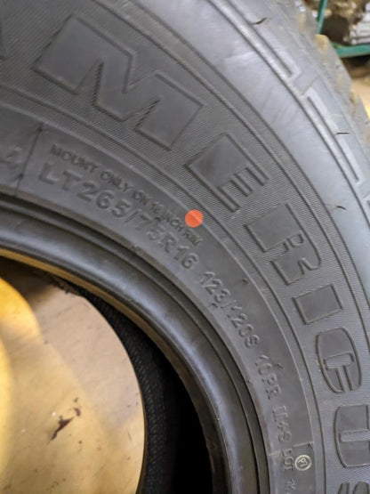 AMERICUS ALL TERRAIN LT 265 75 16 123/120S LRE 10PLY ALL TERRAIN TIRE AMD0433