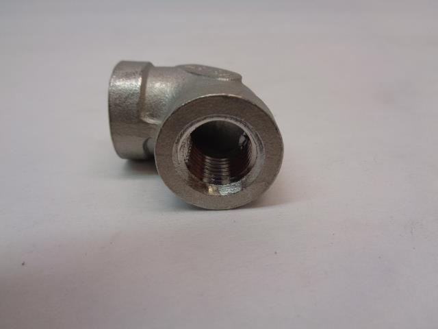 MERIT BRASS 25 PACK 1/4" GRADE 316 STAINLESS STEEL PIPE 90DEG ELBOW K601-04 R15