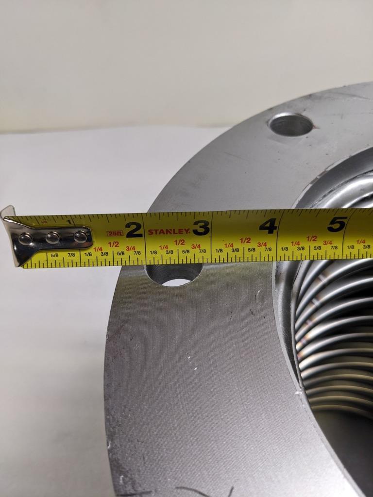 UNBRANDED BRAIDED FLEXIBLE CONNECTOR 15-3/16"X13-1/2" 8 BOLT SS NEW H1