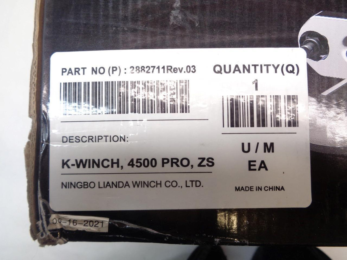 POLARIS PRO RAPID HD 4500lb WINCH for 2018+ RANGER 1000 XP 2882711 R16