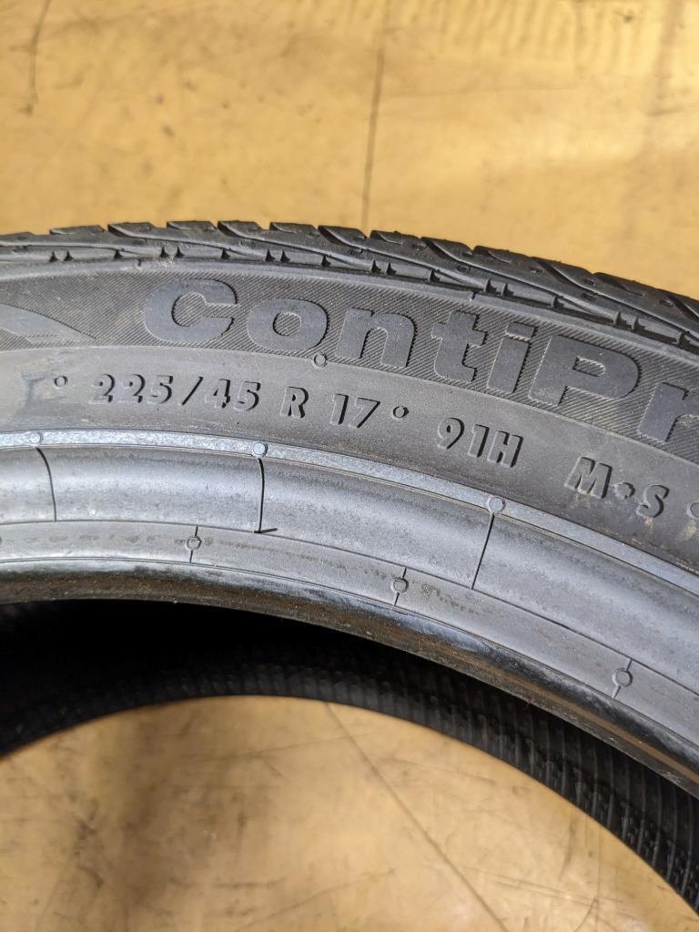 CONTINENTAL CONTIPROCONTACT (AO) AUDI P 225 45 17 91H SL TIRE 15496030000 CQ2