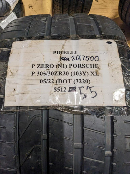 PIRELLI P ZERO N1 (PORSCHE) P 305 30 20 103Y XL TIRE 2617500 CQ2