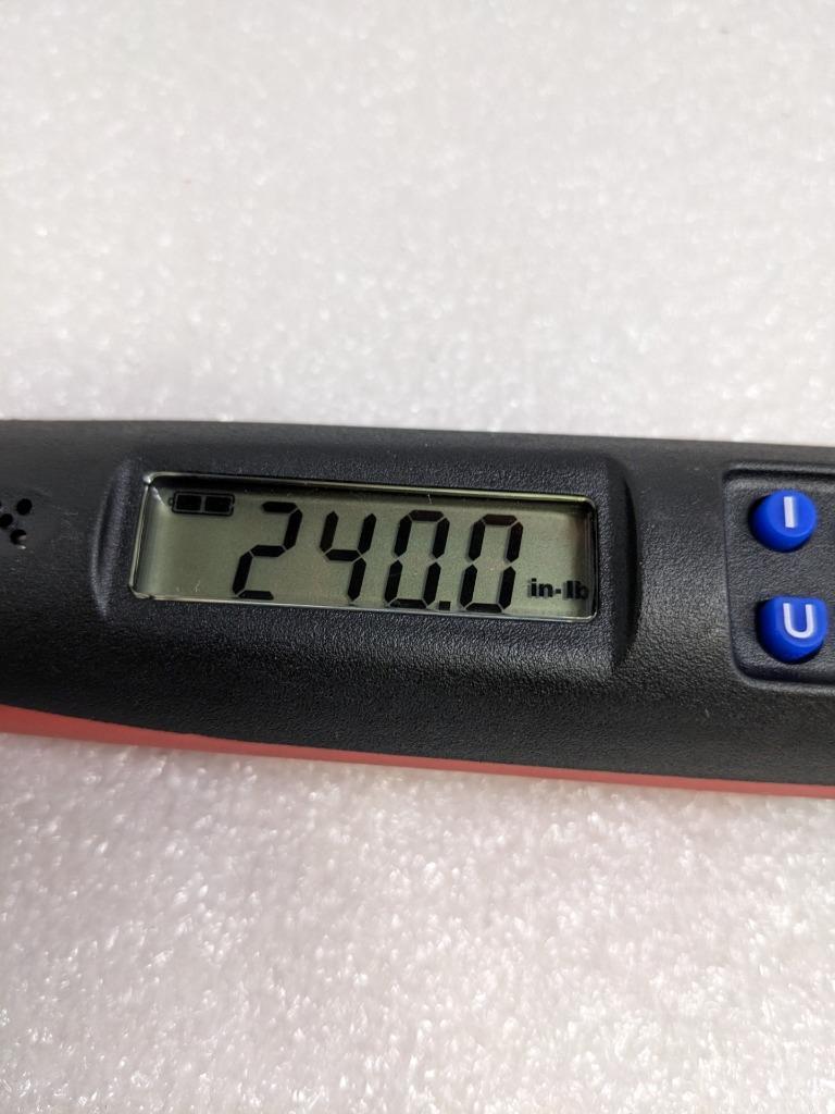 SNAP-ON TECH WRENCH 24-240 IN LB WITHOUT CASE TORQUE 20FT-LB NEW R29