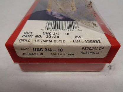 RECOIL THREAD REPAIR KIT UNC 3/4-10 19.75mm 25/32 DRILL 33120 R22T2