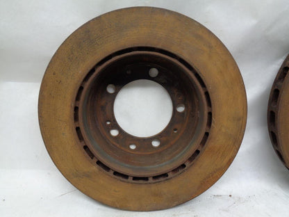 FULL SET USED GENUINE PORSCHE 928 92-95 DISC BRAKE ROTORS 928 351 045 01