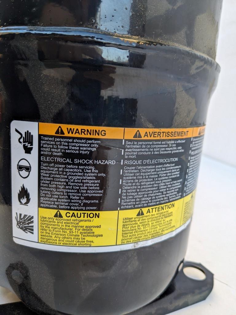 COPELAND RECIPROCATING COMPRESSOR CR SERIES CR20K6EPFV875 R33