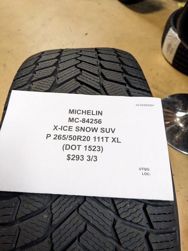 MICHELIN X-ICE SNOW P 265 50 20 111T XL TIRE 84256 CQ2