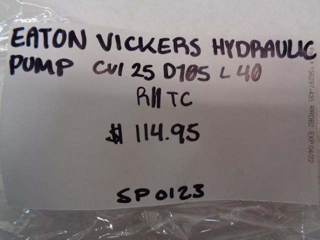 NEW EATON VICKERS CVI 25 D105 L 40 HYDRAULIC CARTRIDGE R11TC