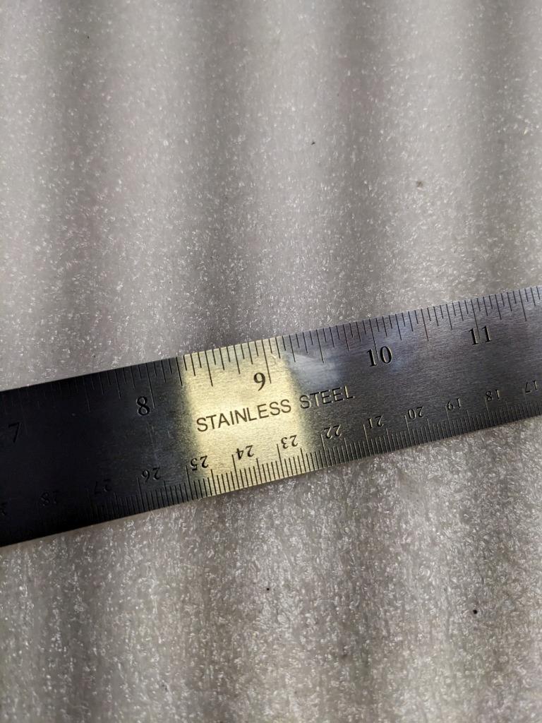 ACME UNITED ACM10417 STAINLESS STEEL RULERS 40893 (12-PACK) 18" NEW R13T2