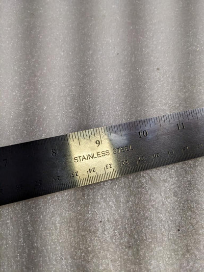 ACME UNITED ACM10417 STAINLESS STEEL RULERS 40893 (12-PACK) 18" NEW R13T2