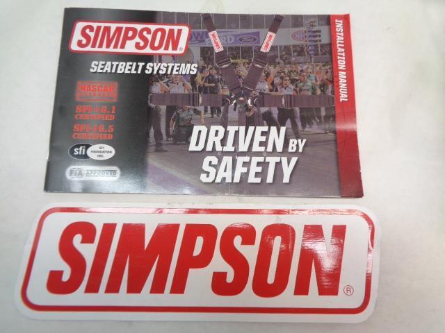 NEW PAIR SIMPSON BLUE TIE DOWN RATCHETING RESTRAINTS 35007BL R7