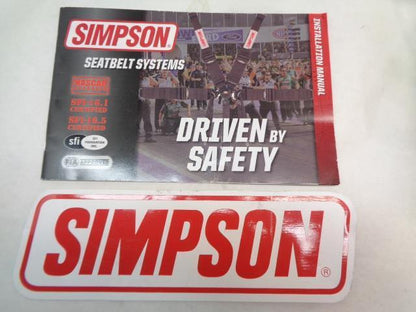NEW PAIR SIMPSON BLUE TIE DOWN RATCHETING RESTRAINTS 35007BL R7