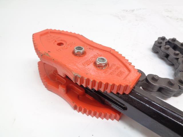 RIDGID 3231 DOUBLE-END REVERSIBLE CHAIN TONGS 3/4"-4" PIPE CAPACITY NEW H2