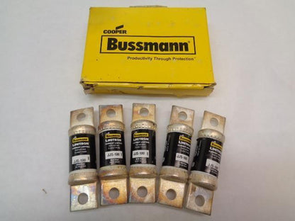 NEW 5-PK BUSSMANN LIMITRON CURRENT LIMITING FAST-ACTING CLASS T FUSE JJS-100