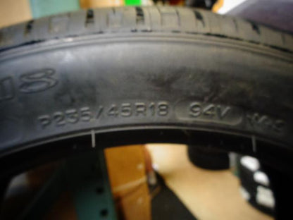 2 NEW MICHELIN PRIMACY MXM4 DT P 235 45 18 94V SL ALL SEASON TIRES 34445