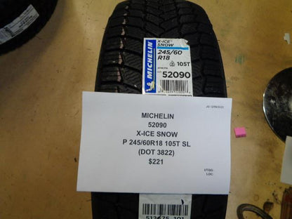 MICHELIN X-ICE SNOW P 245 60 18 105T SL TIRE 52090 BQ4