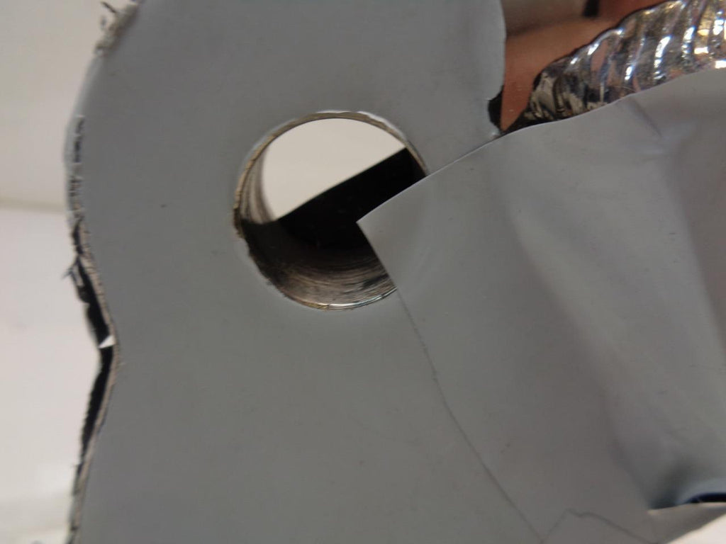 DELTA STYLE VINYL COVERED ANCHOR 13KG W/ CENTER SUPPORT 1" DIA CONNECTOR USED I1