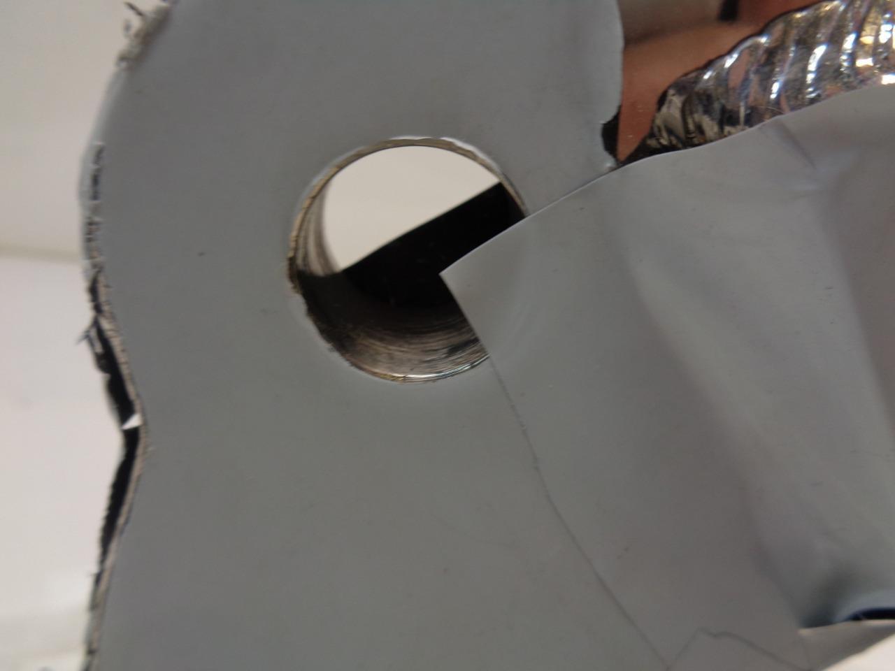 DELTA STYLE VINYL COVERED ANCHOR 13KG W/ CENTER SUPPORT 1" DIA CONNECTOR USED I1