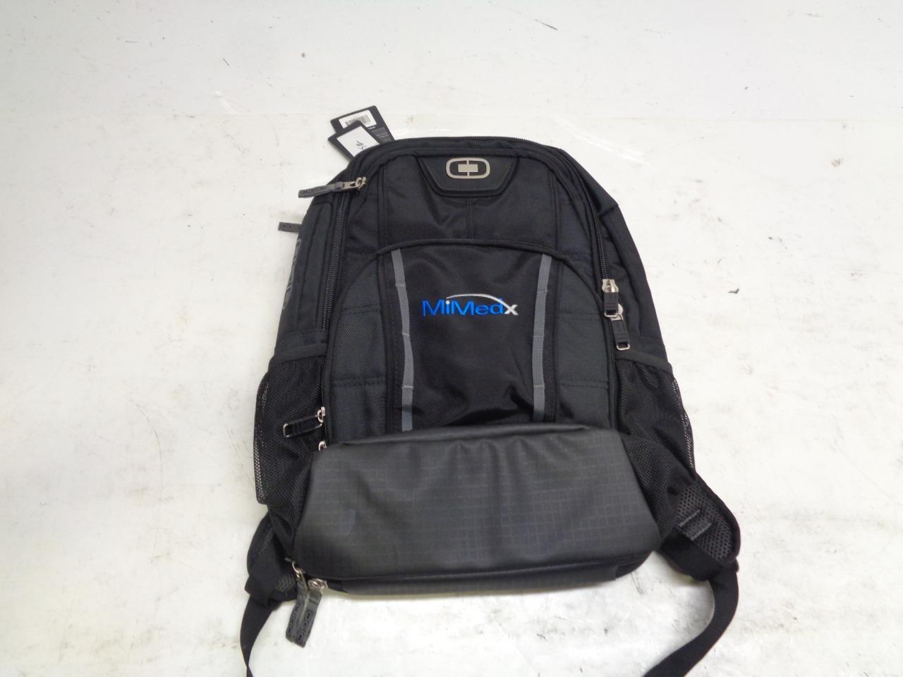 NEW OGIO BOLT BACKPACK W/ 17" LAPTOP COMPARTMENT WITH MIMEDX EMBROIDERED LOGO SR