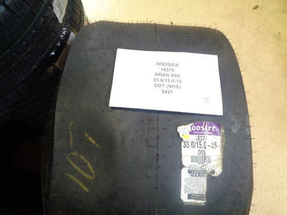 2 HOOSIER DRAG D05 33.0 15.0 15 RACING SLICK TIRES 107" & 107-1/4" 18370 CQ3