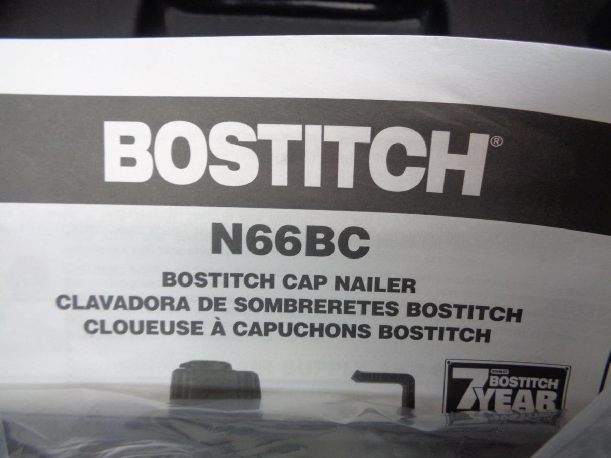 STANLEY BOSTITCH N66BC PNEUMATIC CAP NAILER 1-1/4" to 2-1/2" BSR35