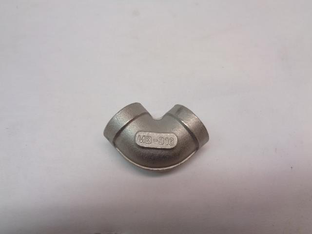 MERIT BRASS 25 PACK 1/4" GRADE 316 STAINLESS STEEL PIPE 90DEG ELBOW K601-04 R15